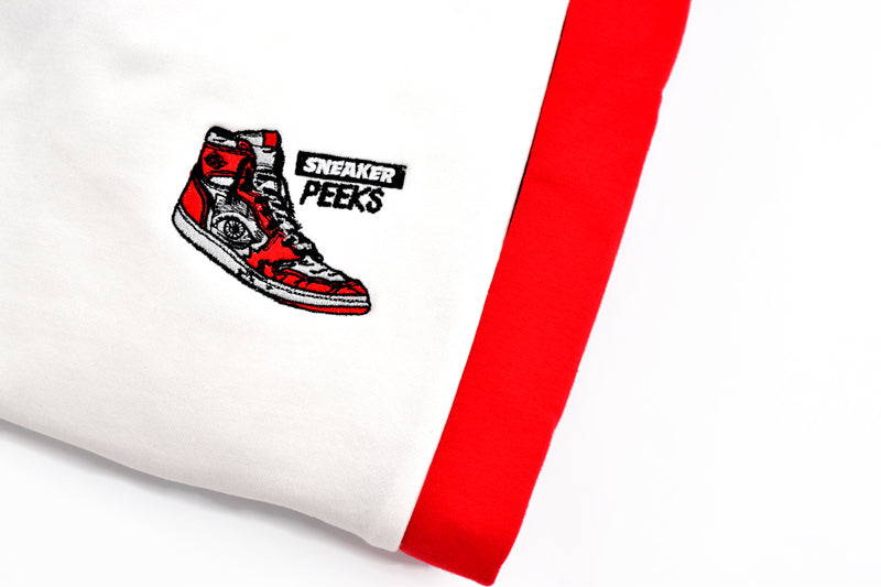 SneakerPeeks Tracksuit Set (White/Black/Red)
